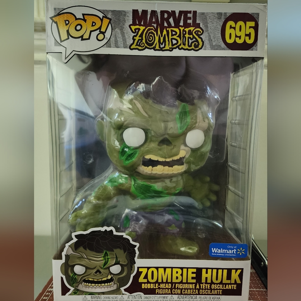 Funko Pop! Marvel Zombies #695 Zombies Hulk 10 inch Walmart Exclusive Jumbo